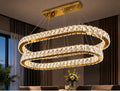 Oval kristal LED avize