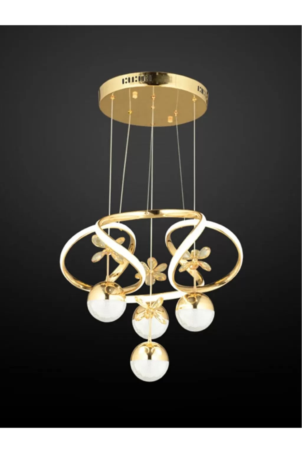 Flora Kristal Küre (4 Top'lu)