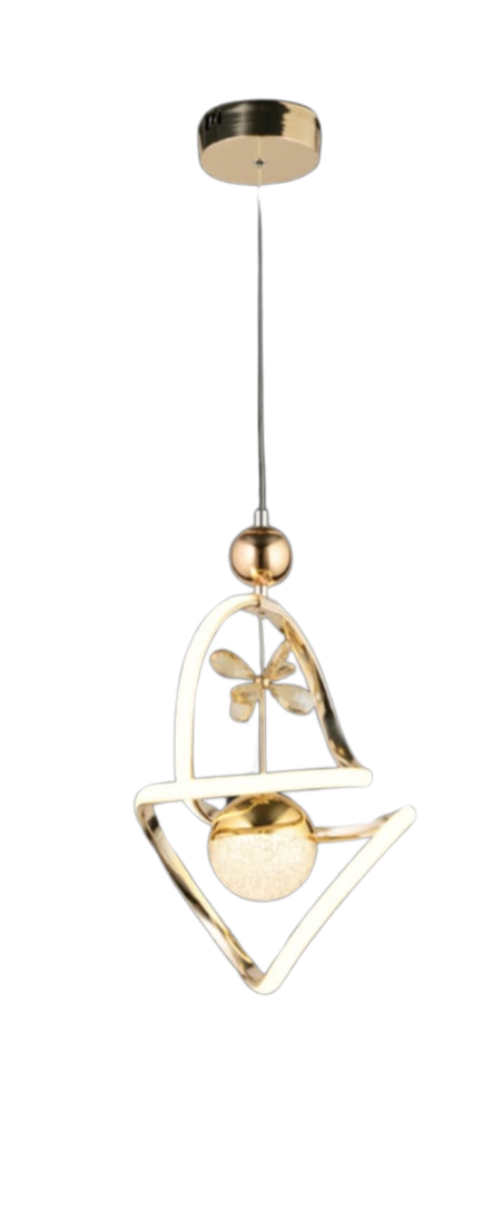 Geometry LED Kristal Kelebek (Tek Toplu)