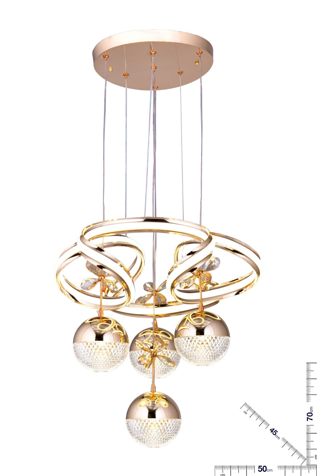 Butterfly Spiral Avize (4 Toplu)