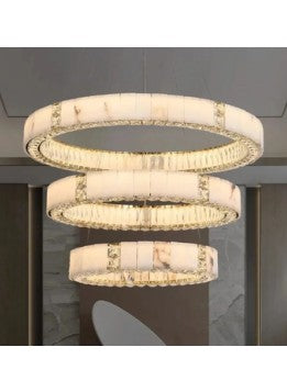 MERMER VE KRİSTAL AVİZE – ZA153 – 40cm* 60cm*80cm Yükseklik:200cm