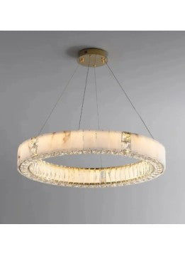 MERMER VE KRİSTAL AVİZE – ZA155 – 60cm Yükseklik:100cm