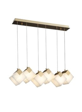 6lı KÜP SARKIT AVİZE – ZA157 – 80cm*100cm