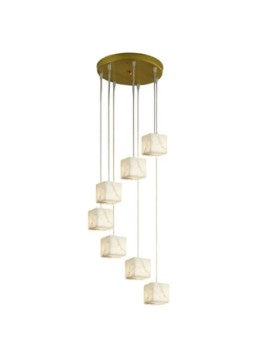 7li MERMER SARKIT AVİZE – ZA160 – KÜP ÖLÇÜSÜ:12*12cm GENİŞLİK:45cm YÜKSEKLİK:100cm