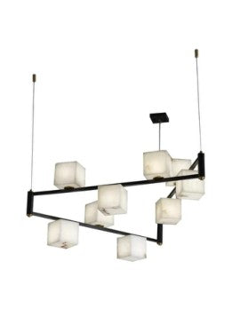 MERMER SARKIT AVİZE, SİYAH MERMER – ZA89 – ÖLÇÜSÜ:12cm*12cm 90cm*100cm