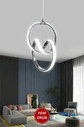 İmza Modern LED Avize Krom