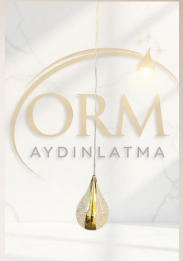 ORM39 - Mira Tekli 3 Renk Ledli Lüx Avize