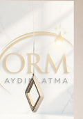 ORM45 - Prizma Tekli 3 Renk Ledli Lüx Avize